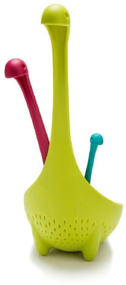 Set of 3 Nessie Family Colander Spoon, Ladle and Tea Infuser
