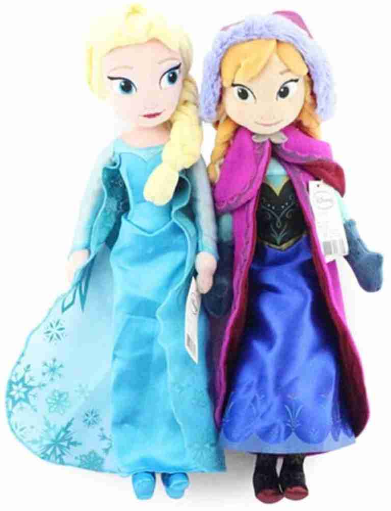 Anna and best sale elsa plush dolls