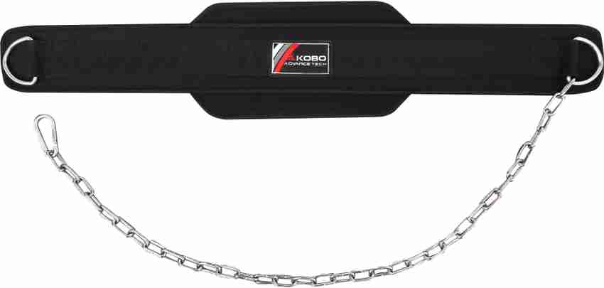 KOBO Professional Dip Belt with Heavy Duty Metal Chain Dipping