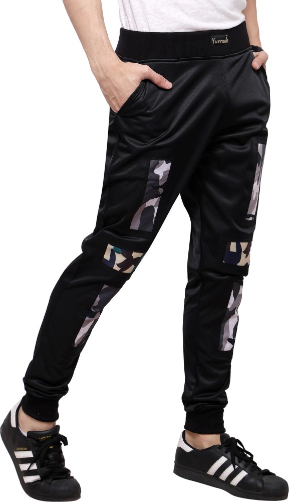 Buy Yuvraah Men's Polyester Skeleton Printed Track Pant (Black_34) at  Amazon.in