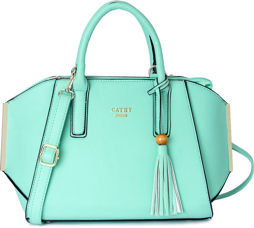 Buy Cathy London Women Green Hand held Bag Turquoise Online Best Price in India Flipkart
