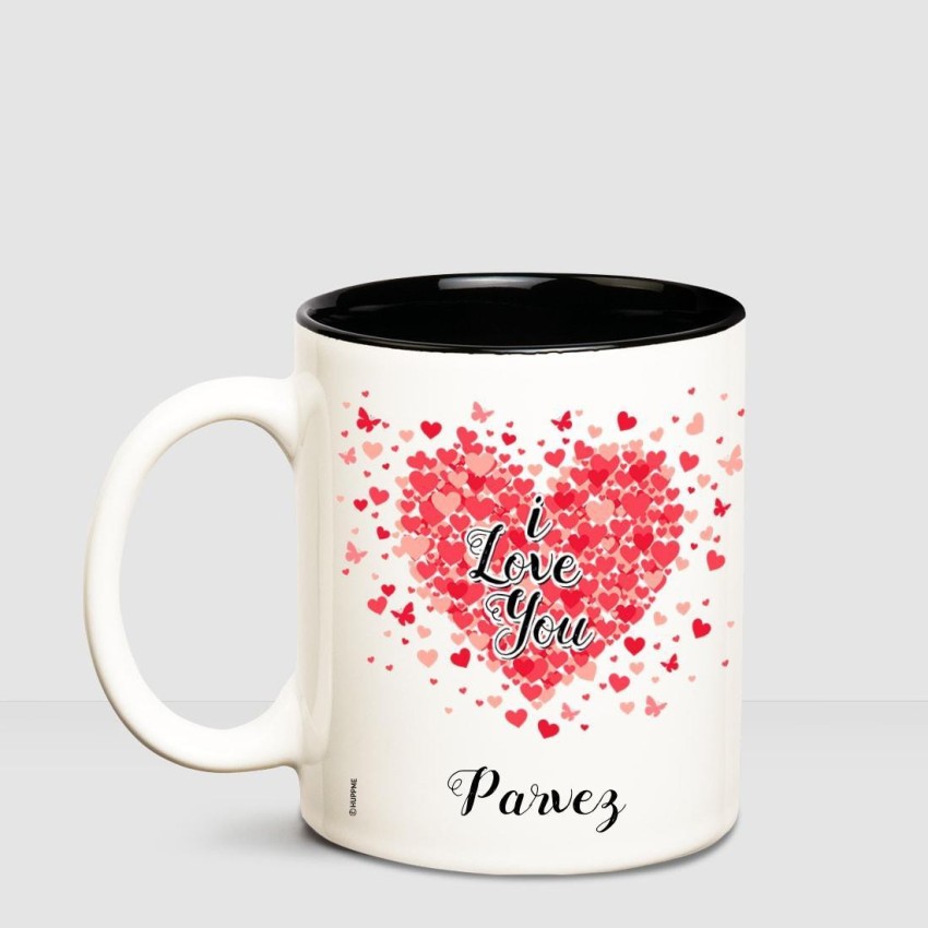 Beautum I Love You Parvez Name Love You Printed Unique Digital Reprint  9inch x 13inch Painting Model No:CMGHP015516 Digital Reprint 13 inch x 9  inch Painting Price in India - Buy Beautum