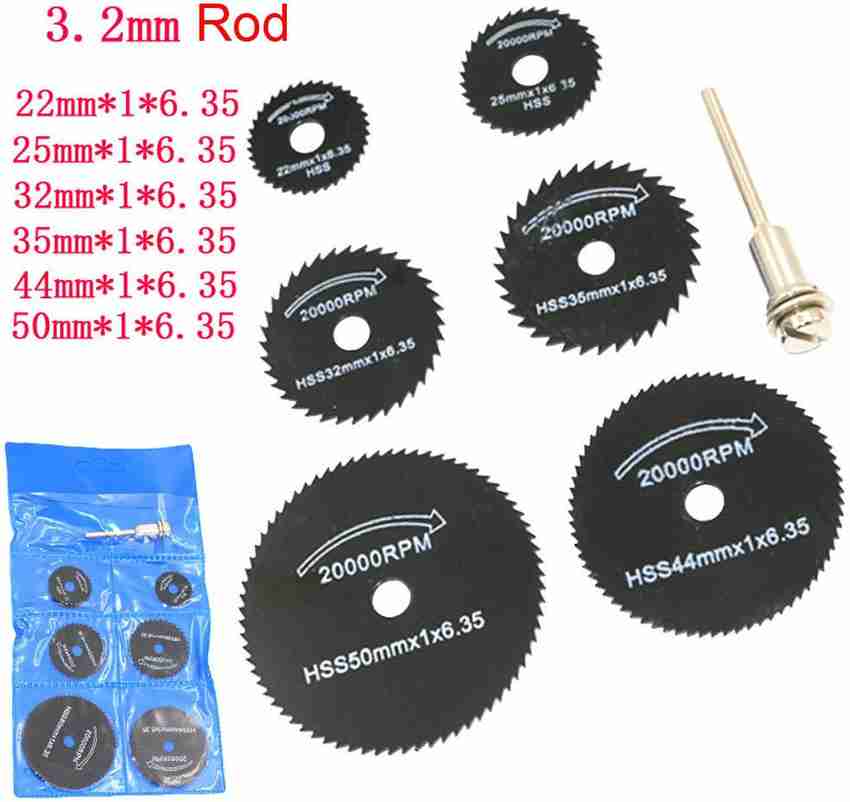 Tsv circular saw disc set dremel accessory mini sales drill rotary tool wood cutting blade