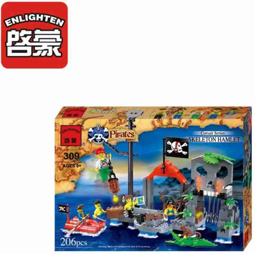 ENLIGHTEN Pirate Series Skeleton Pirates Model Blocks Sets