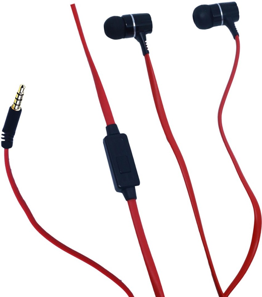 Chappie Moustache TDK S5 Red Wired Headset Price in India Buy