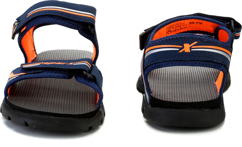 Sparx Sparx Men SS 118 Navy Blue Fluorescent Orange Floater Sandals Men Sandals