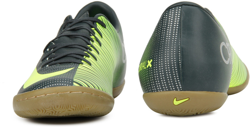 NIKE MERCURIAL VICTORY VI CR7 IC Football Shoes For Men Buy SEAWEED VOLT HASTA WHITE Color NIKE MERCURIAL VICTORY VI CR7 IC Football Shoes For Men Online at Best Price Shop Online for