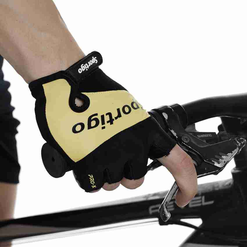 Cycling shop gloves yellow