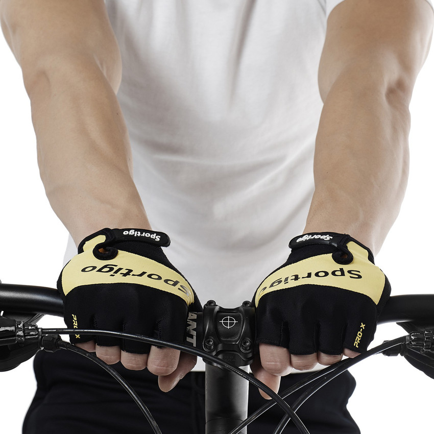 Cycling hotsell gloves yellow