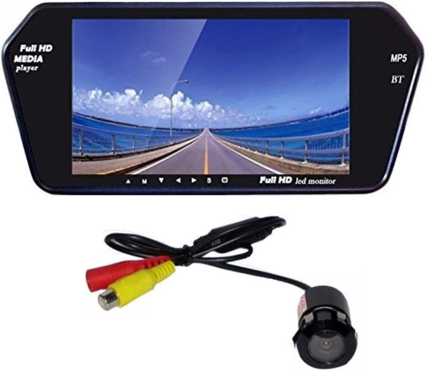 Multimedia rear clearance view mirror