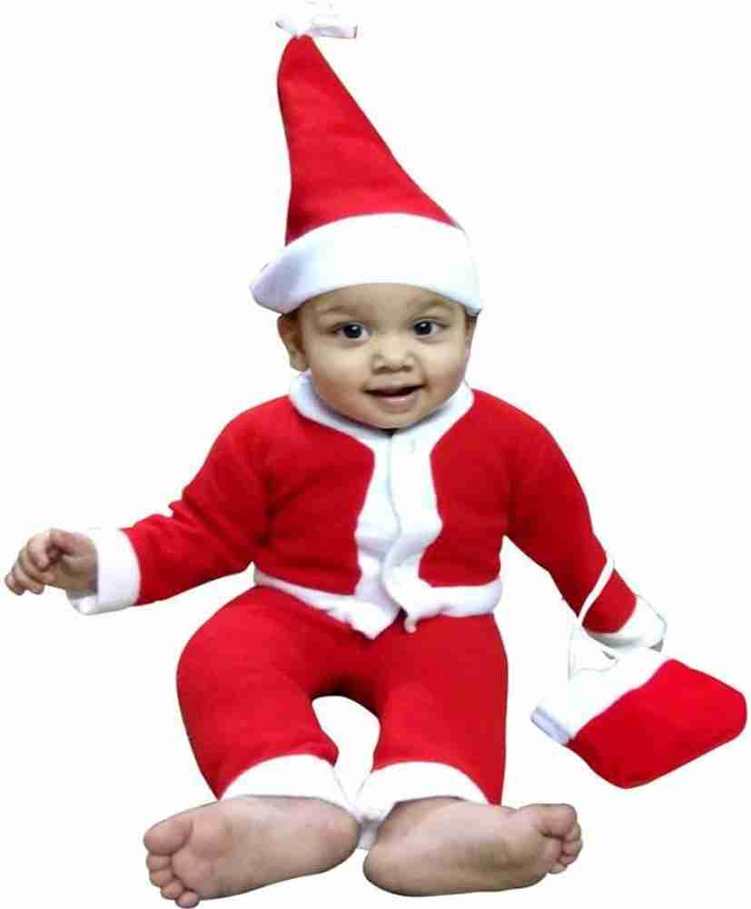 Santa claus dress on sale for 3 month baby
