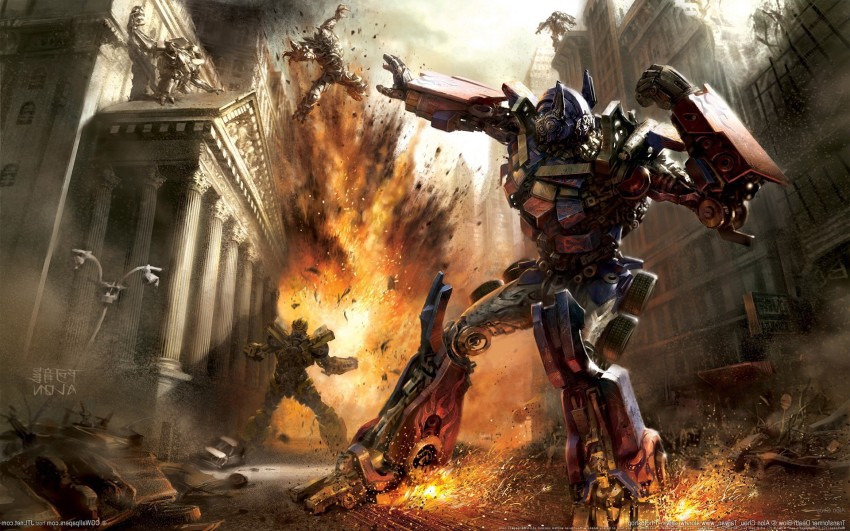 optimus prime wallpaper revenge of the fallen