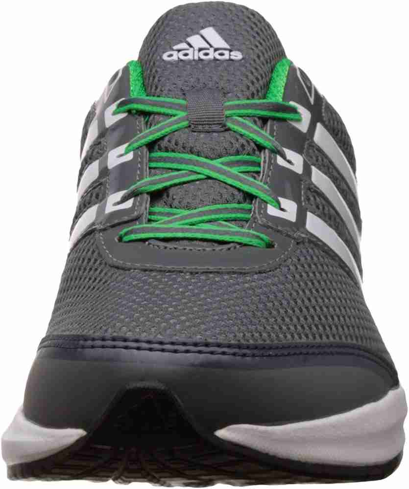 ADIDAS Men s Ezar 1.0M Vista Grey White and Solar Lime Running