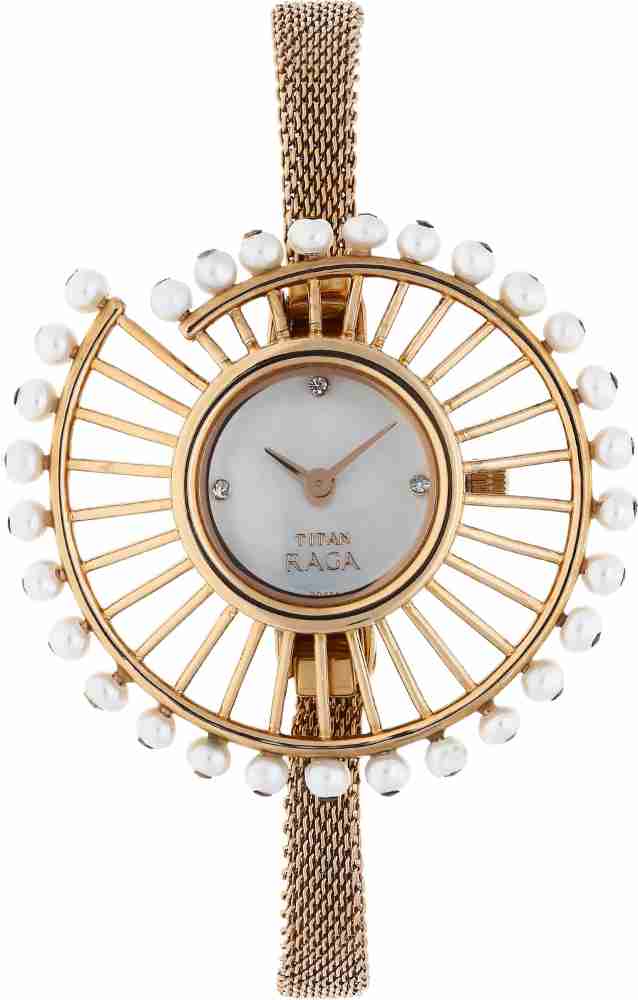 Titan Pearl Raga Analog Watch For Women Buy Titan Pearl Raga