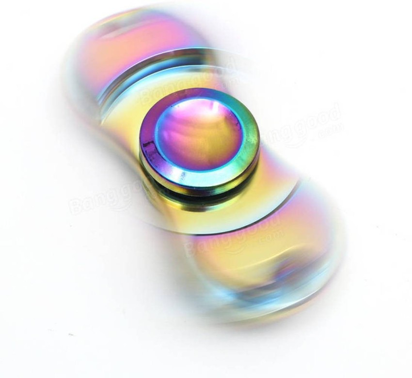 New Style Fidget Hand Spinner Metal Finger Spiner Edc Toy for Aults Stress  Relief 3 Colors 