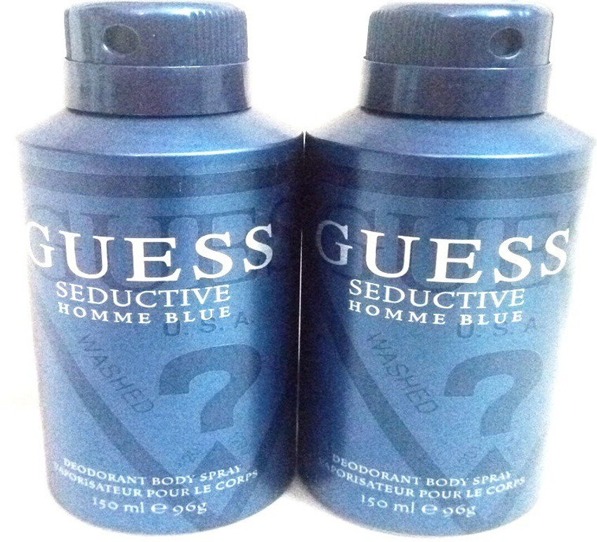 GUESS SEDUCTIVE HOMME BLUE Deodorant Spray For Men Price in India Buy GUESS SEDUCTIVE HOMME BLUE Deodorant Spray For Men Online In India Reviews Ratings Flipkart