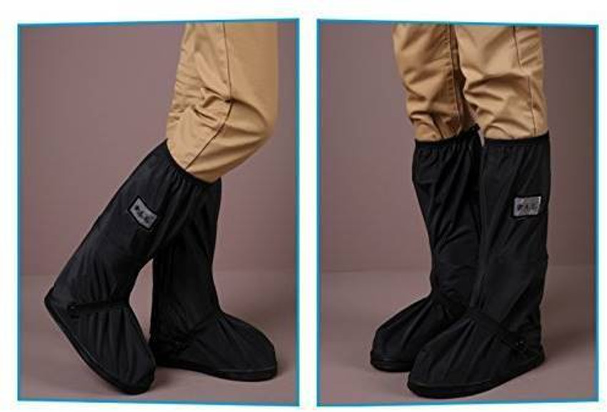 Nimble House Waterproof Motorcycle Rain Gear Boot Shoes Cover Gaiter Side Zippered Plastic Black Boots Shoe Cover Price in India Buy Nimble House Waterproof Motorcycle Rain Gear Boot Shoes Cover Gaite...