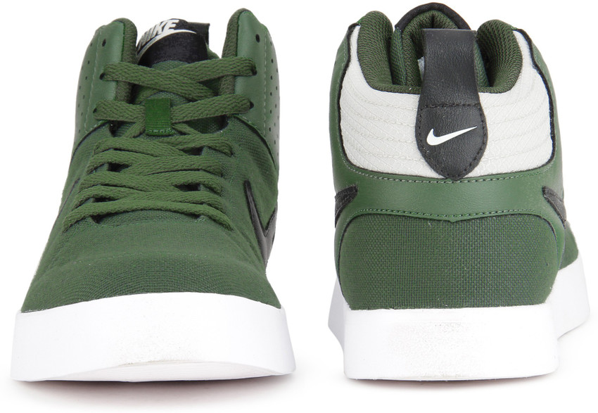 Nike liteforce iii mid green sneakers top