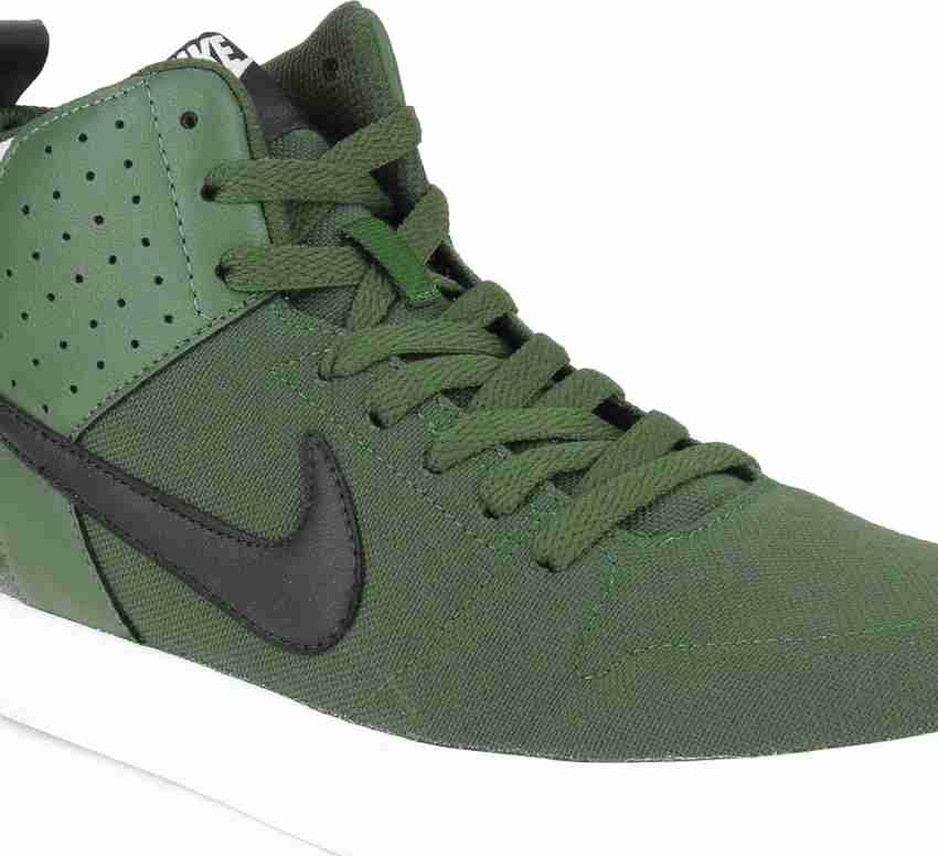 Nike liteforce iii mid olive sneakers clearance