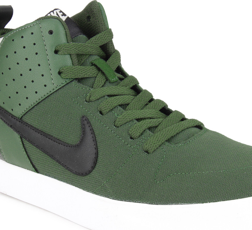 Nike liteforce iii shop mid green sneakers