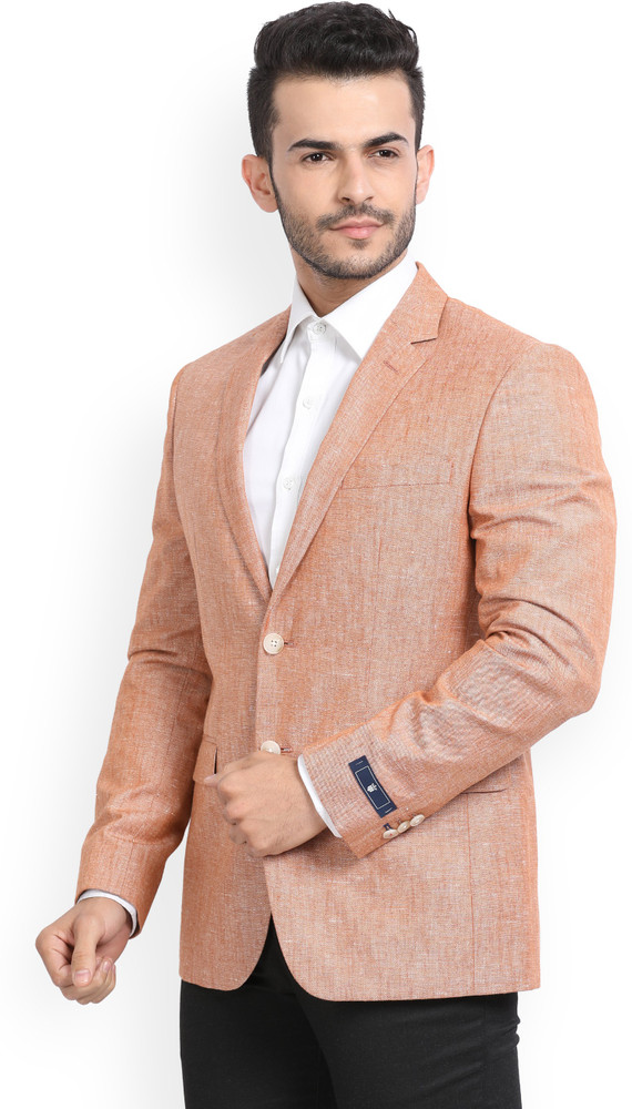 LP LOUIS PHILIPPE Solid Single Breasted Casual Men Blazer Buy Medium Orange With White LP LOUIS PHILIPPE Solid Single Breasted Casual Men Blazer Online at Best Prices in India Flipkart