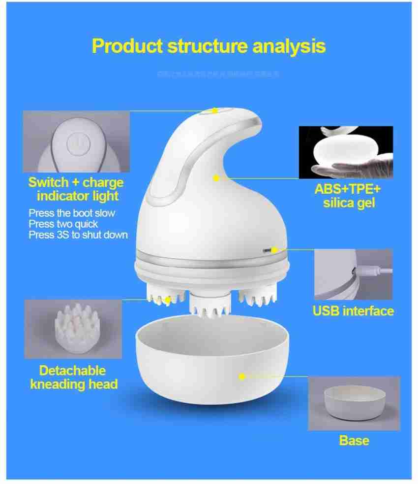 JSB HF135 Scalp Head Massager for Deep Muscle Relaxation & Stress Relief  (Waterproof) Massager - JSB 