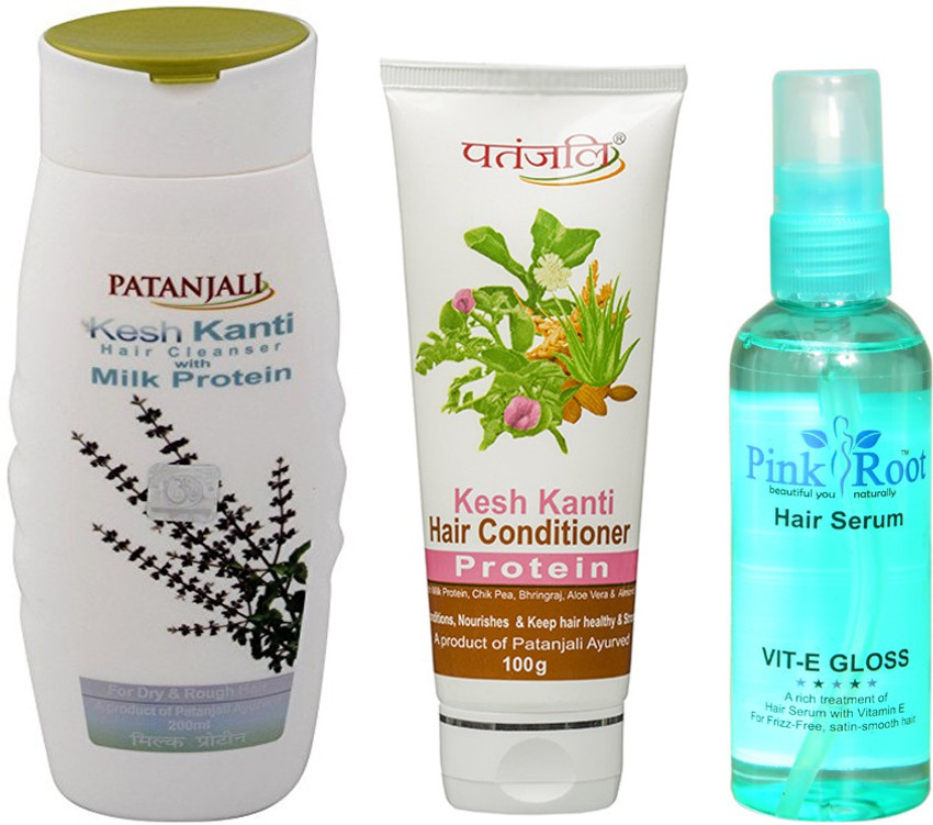 PATANJALI KESH KANTI MILK PROTEIN SHAMPOO WITH PROTEIN CONDITIONER