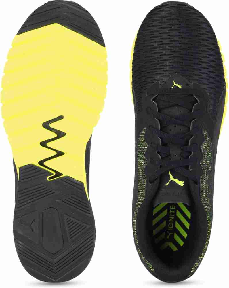 Puma ignite dual black sale yellow