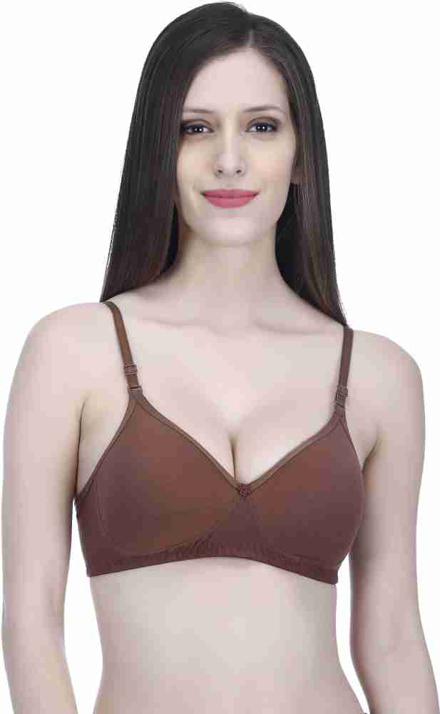 ELINA Women Push-up Heavily Padded Bra - Buy Brown-Peach ELINA Women  Push-up Heavily Padded Bra Online at Best Prices in India