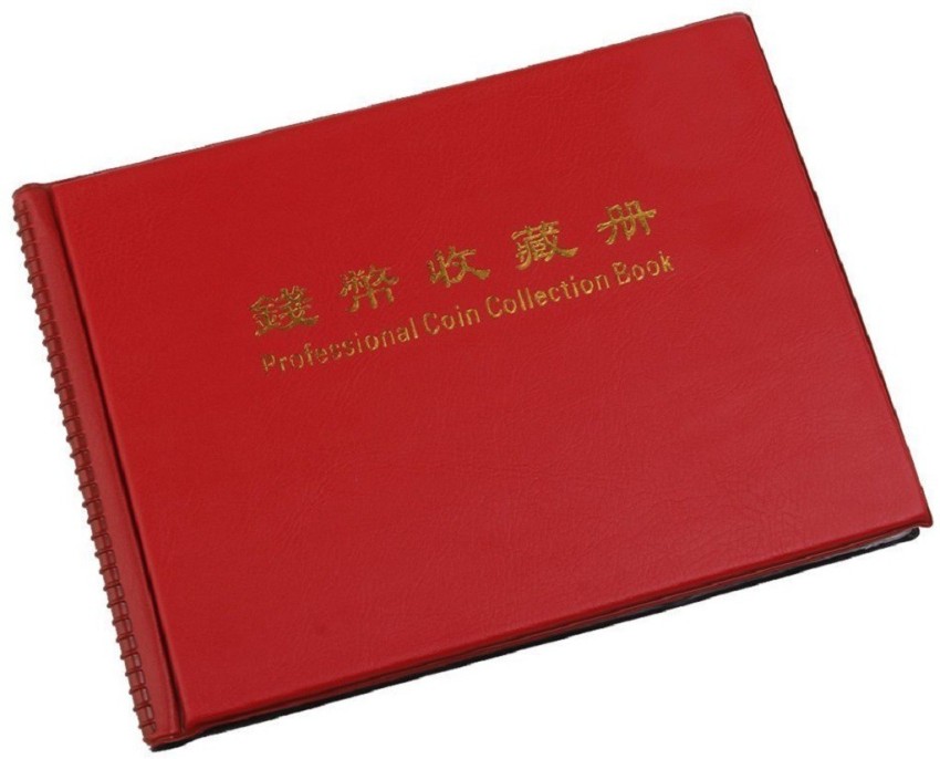 Professional Coins Collection Book, Coin Storage Album, 240 Pockets, 10Pages