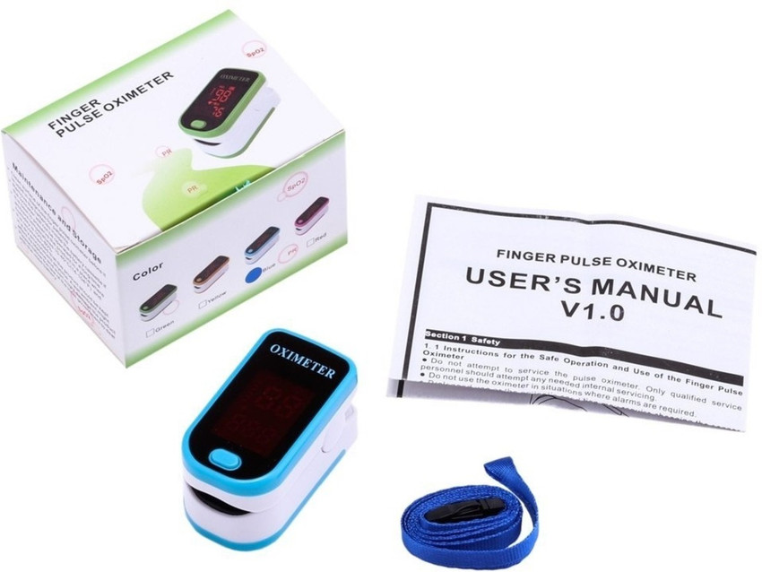 AGE CARE Finger Pulse Oximeter Blood Pressure Monitor Meter LED