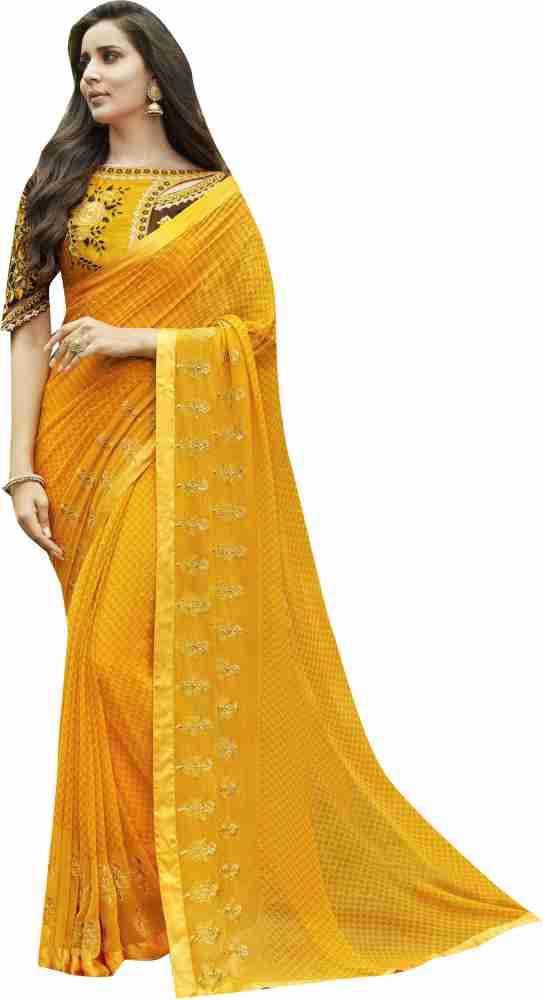 Buy Yellow Sarees for Women by SHAILY Online