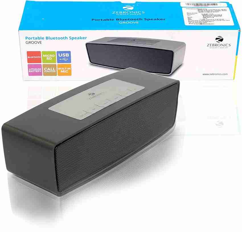 Zebronics groove bluetooth speaker price 2025