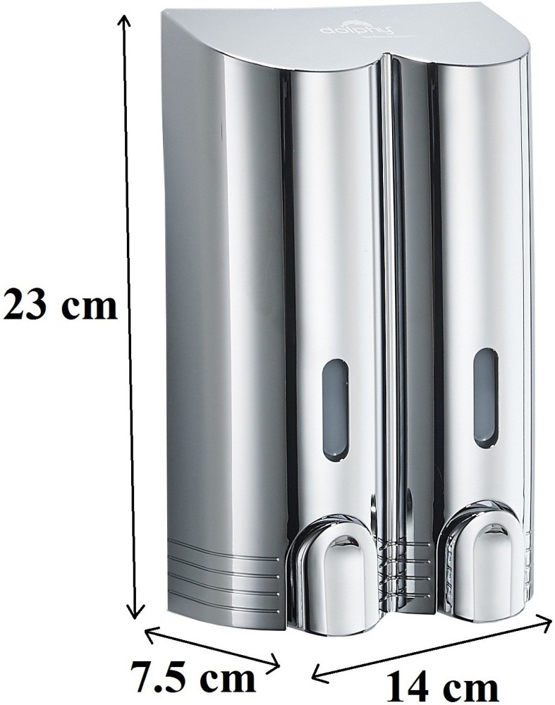Grip Clean Wall Mounted Soap Dispenser Kit - 2 gal. + Stainless Steel Dispenser - Bundle Kit, Silver
