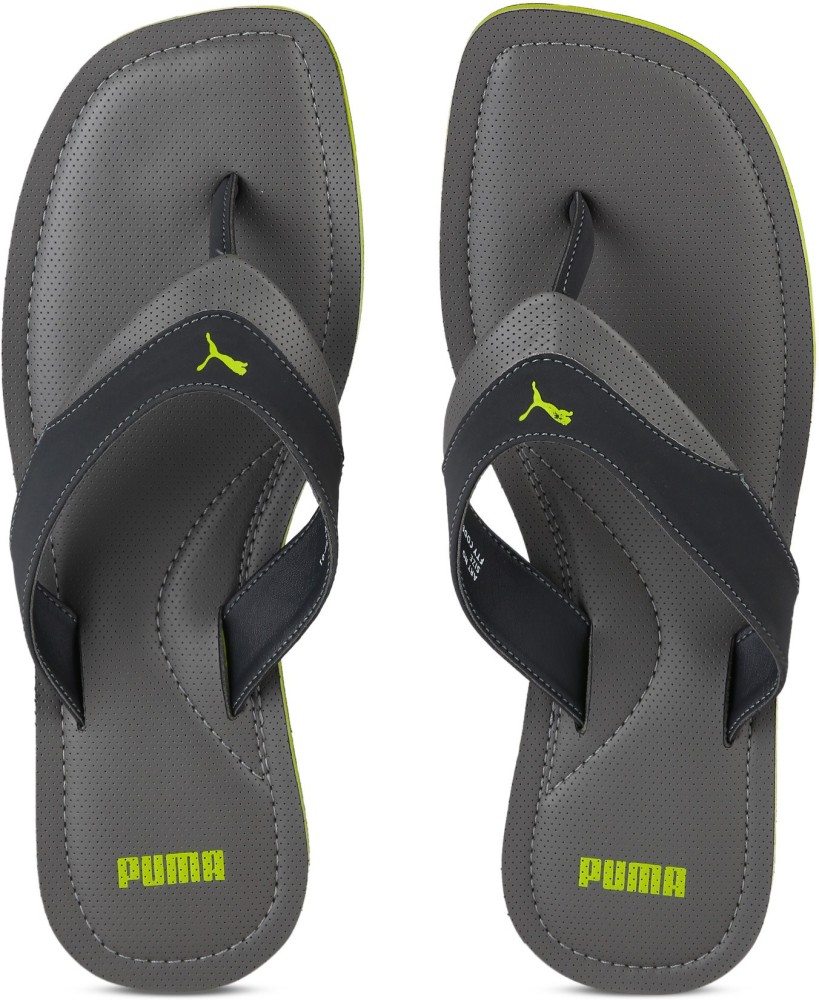 PUMA Men Caper IDP Slippers Buy Asphalt QUIET SHADE Limepunch Color PUMA Men Caper IDP Slippers Online at Best Price Shop Online for Footwears in India Flipkart