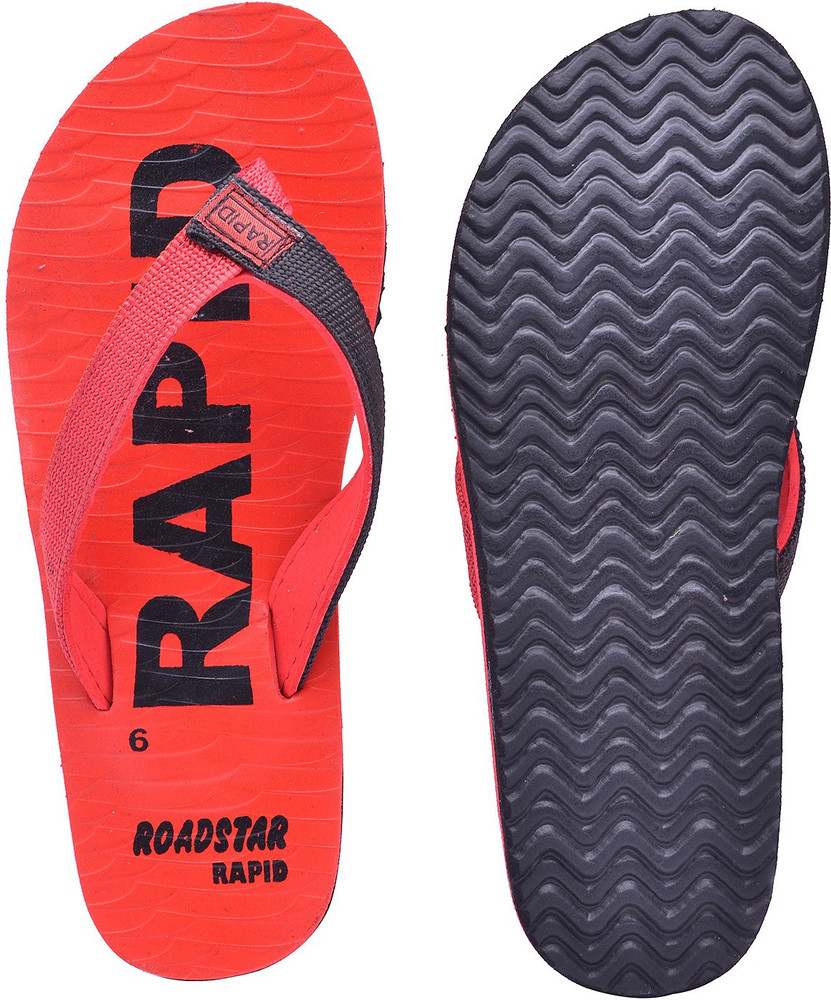 ROADSTAR Men Flip Flops Buy RED Color ROADSTAR Men Flip Flops