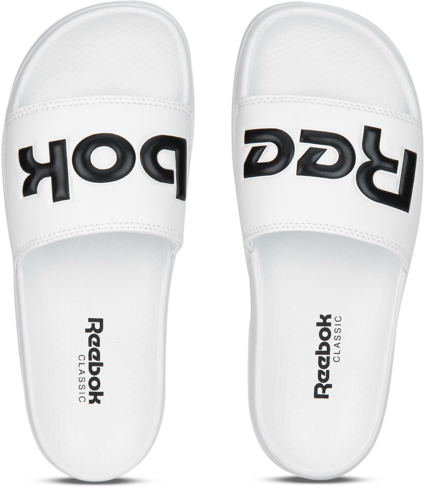 REEBOK Men CLASSIC SLIDE Slides Buy SPLT WHITE BLACK Color REEBOK Men CLASSIC SLIDE Slides Online at Best Price Shop Online for Footwears in India Flipkart