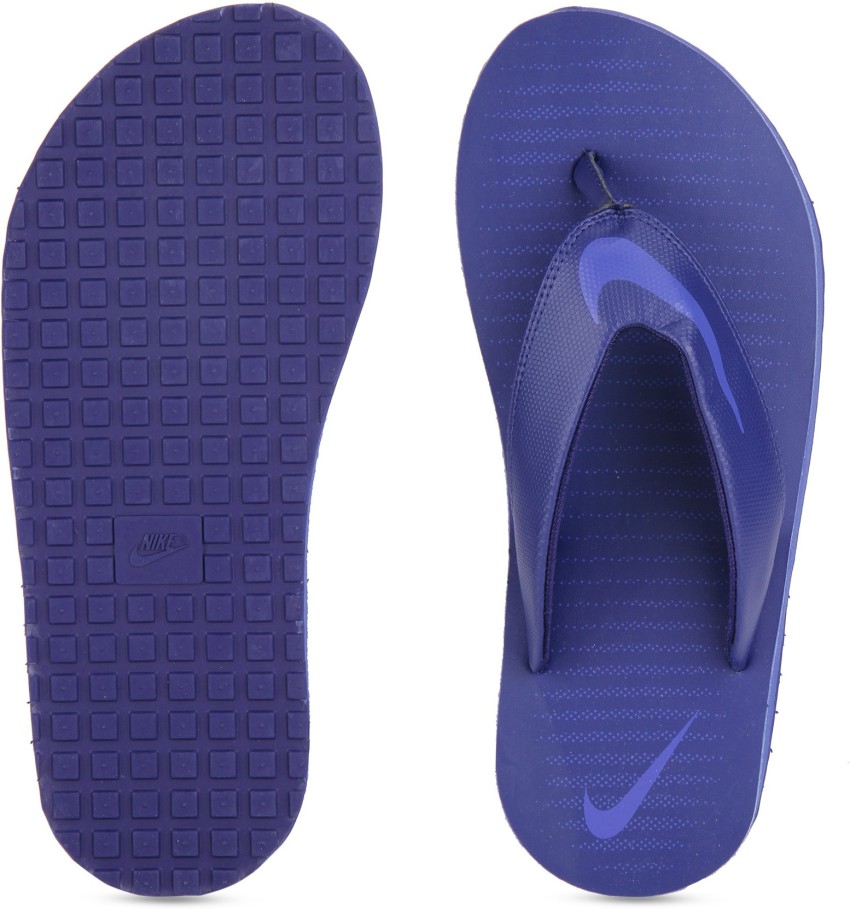 Nike hot sale slippers blue