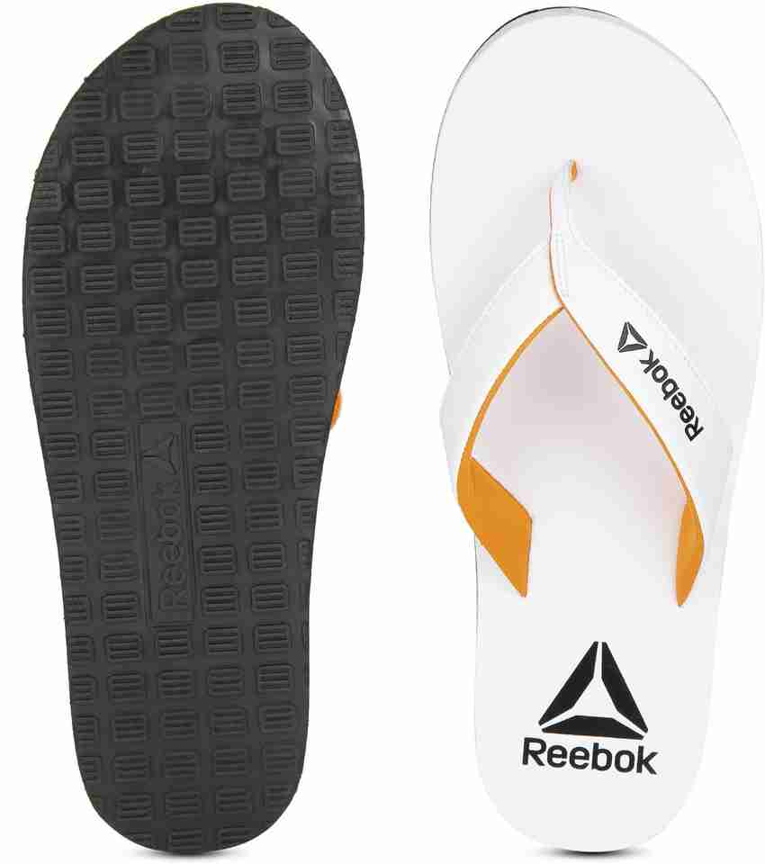 REEBOK Men ADVENT Slippers Buy WHITE WILD ORANGE Color REEBOK