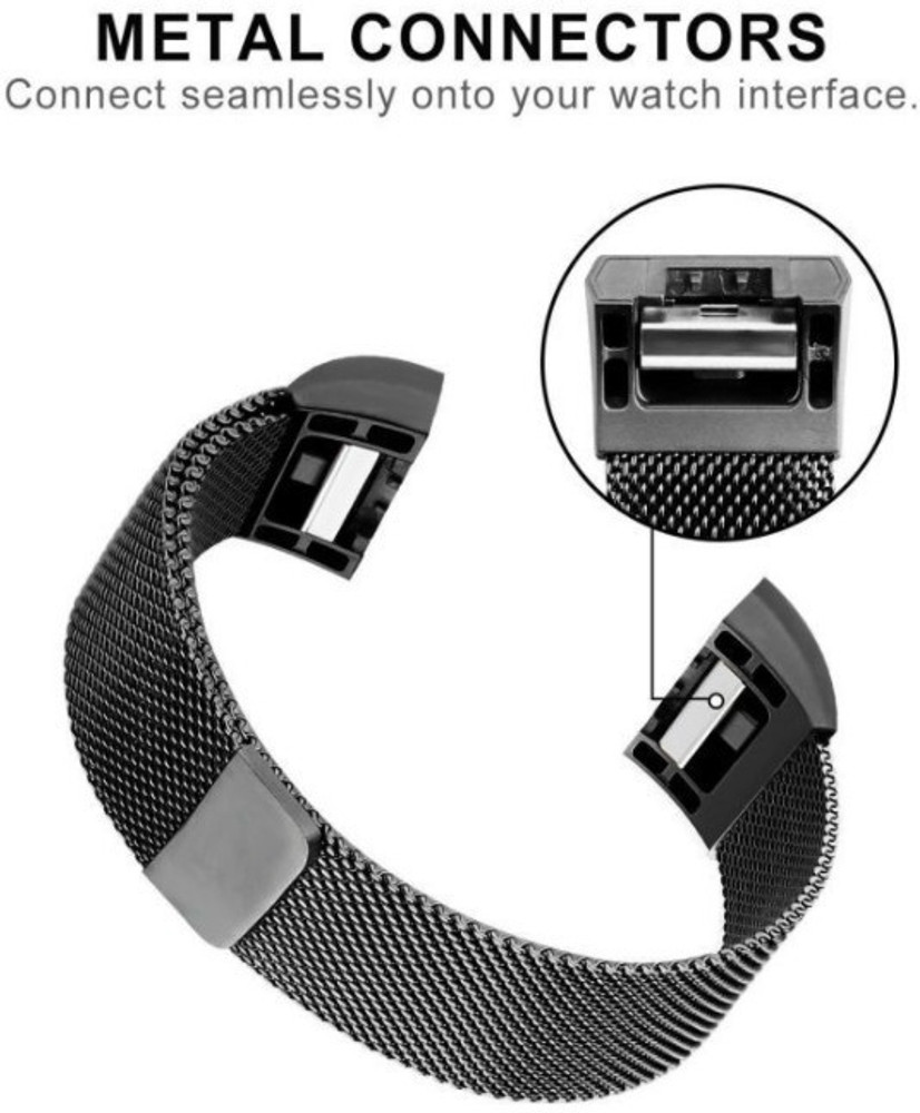Fitbit charge 2 stainless steel strap shop