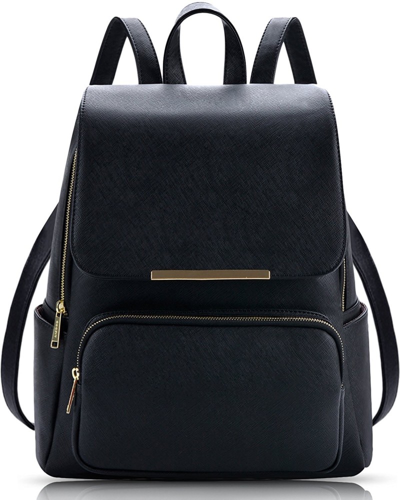 Vintage Stylish Ladies School Bag College Bag Casual Backpack 5 L Backpack Black Price in India Flipkart