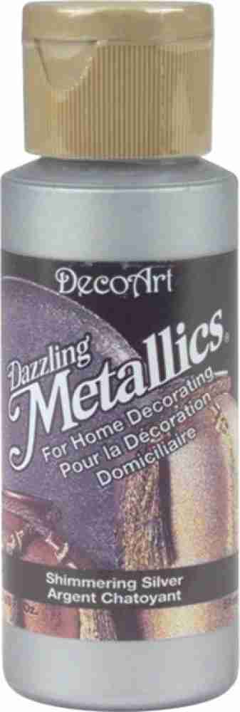 Dazzling Metallics Acrylic Paint 2oz-Shimmer Silver