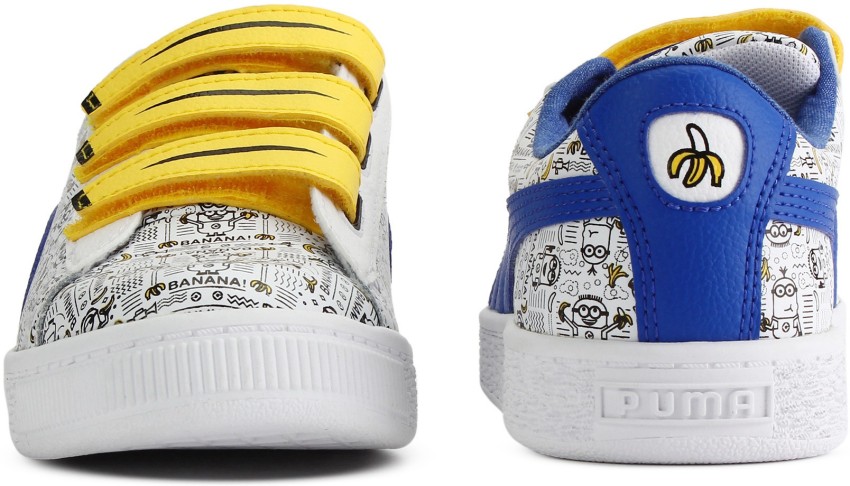 PUMA Minions Basket V PS Boys Girls Lace Sneakers Price in India Buy PUMA Minions Basket V PS Boys Girls Lace Sneakers online at Flipkart