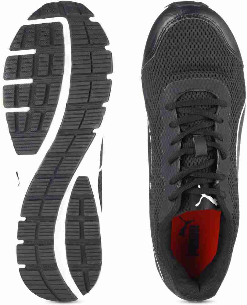 PUMA Heritage IDP Running Shoes For Men Buy Black White Color