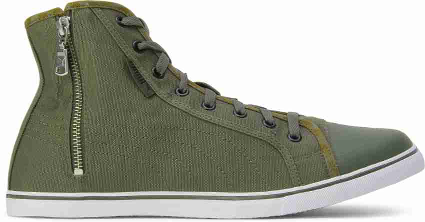 Puma green shoes on sale zip