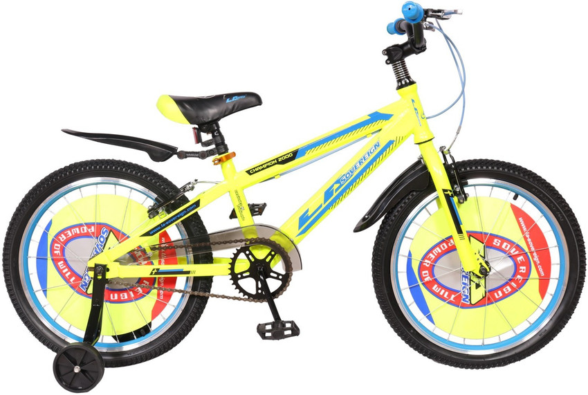 La Sovereign Champion 2000 Sporty Bike For Kids Age Of 7 9yrs Yellow 20 T Recreation Cycle Price in India Buy La Sovereign Champion 2000 Sporty Bike For Kids Age Of 7 9yrs