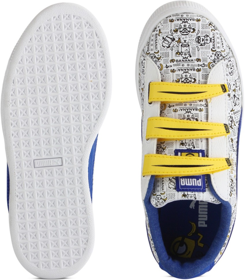 Puma kids' minions basket v sneaker hotsell