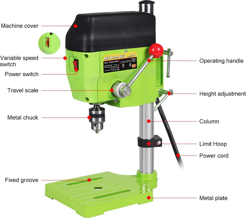 Digital Craft INDUSTRIAL MINIQ High Speed Drilling Machine