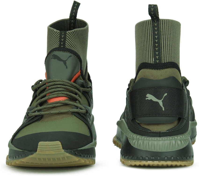 Puma men''s tsugi top kori shoes green/black