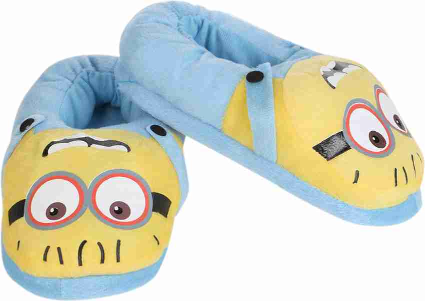 CASON Women Minion Plush Soft Bedroom Slippers loafers Shoes Indoor House for girls women Fits indian size 5 8 Flip Flops Buy CASON Women Minion Plush Soft Bedroom Slippers loafers Shoes Indoor House